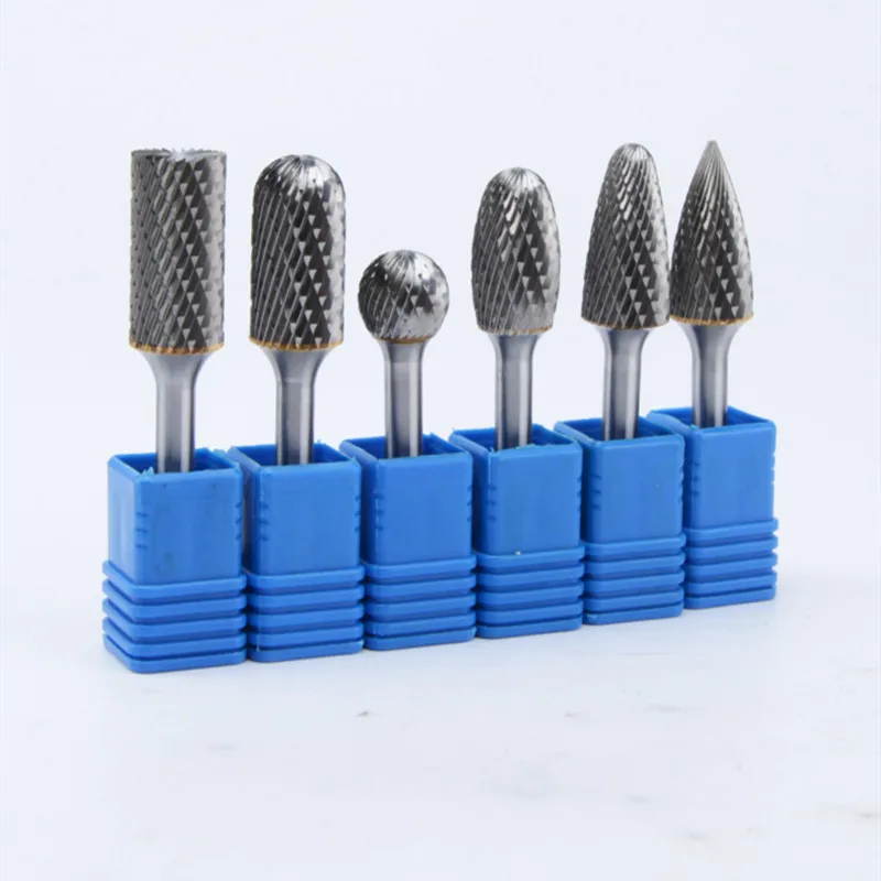 

Cemented Carbide Rotary File Metal 6 Mm Mould Processing Pneumatic Grinding Head Electric Grinding Coarse Texture Slotted Tungst