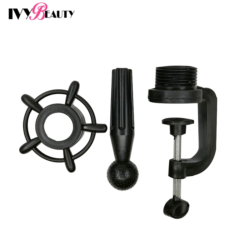 Common Size Practice Training Mannequin Head Holder Wig Head Stand Table  Clamp Metal And Plastic Material 1 Piece