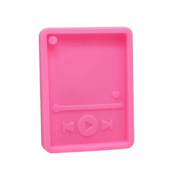 

Handmade Music MP3 Keychain Silicone Molds Musical Lovers MP3 Pendant Polymer Clay DIY Epoxy Resin Jewelry Making Tools