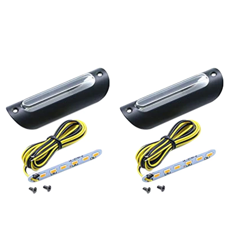 

Universal 22Mm/25Mm Led Handlebar Light for Motorcycle Retro Yellow Motor Handle Bar Lights Scooter 3W Turn Signal Bar Lights