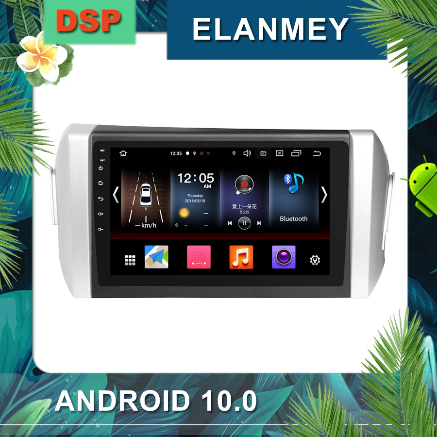 Новейший Android 10,0 автомобильный радиоприемник для TOYOTA INNOVA LHD Автомобильный мультимедийный навигационный стерео с DSP звуковым головным устройством Автомобильный gps
