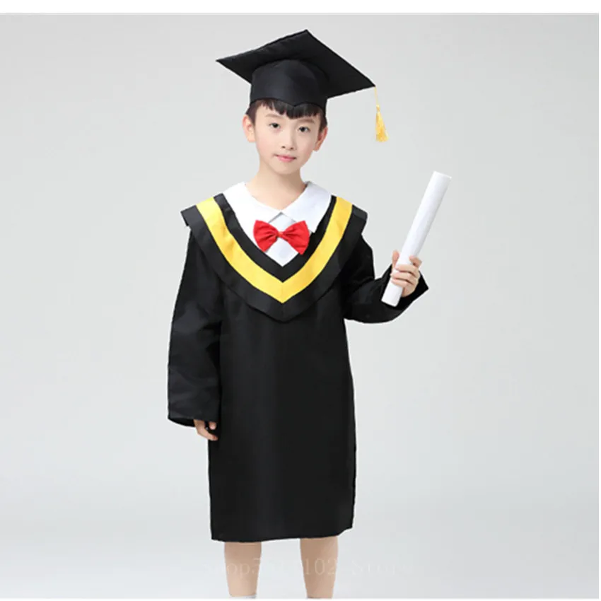 Детское платье бакалавра для выступлений детского сада выпускного фотосессии