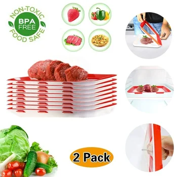 

6 Pcs Creative Food Preservation Tray Healthy Kitchen Tools Storage Container Set Cuisine Accessoires