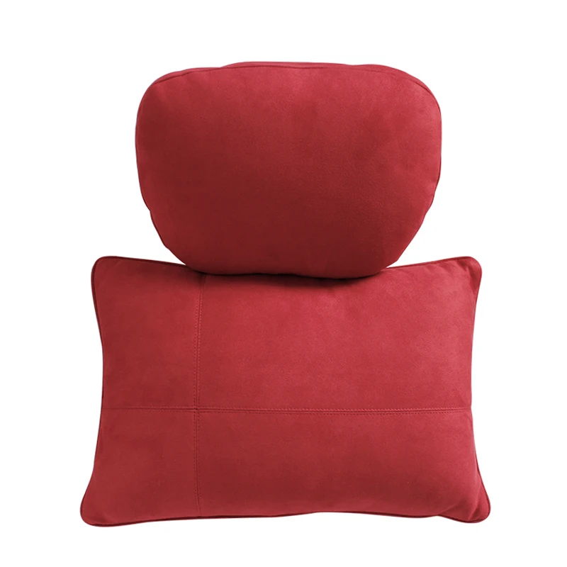 

2pcs Car Headrest Design Ultra Soft Pillow Suede Fabric Black/Beige/Brown/RED For Mercedes Benz Pillow Accessories