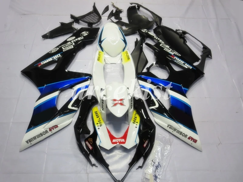 4 бесплатных подарка ABS обтекатели комплект подходит для SUZUKI GSX-R1000 K5 2005 2006 05 06 gsxr1000 Кузов Набор на заказ Motul