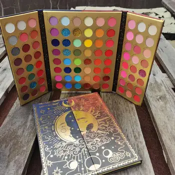 Best Offers Magic Book Makeup Splashy 96 Colors Eyeshadow Palette Matte Shimmer Glitter Powder Pigment Metallic Eye Shadow