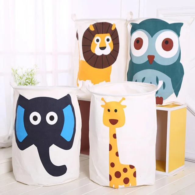 Корзина для грязной одежды, детская вешалка для игрушек, ведро, органайзер, складная Одежда, игрушки, большая емкость, корзина для хранения мелочей