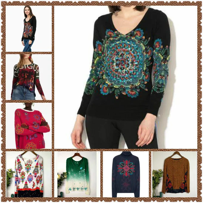 

Spanish DEG embroidery printing sweaters single size M （3）