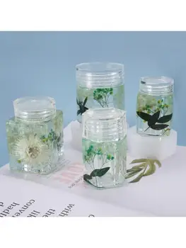 

1 Set DIY Crystal Epoxy Resin Mold Storage Box Container Casting Silicone Mould Q0KE