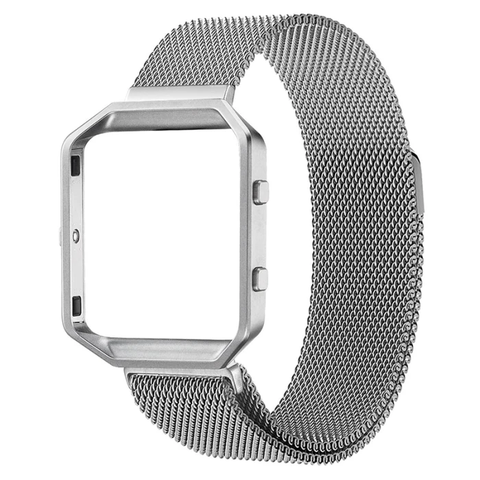 Магнитный замок сетки петля ремешок браслет с металлической рамкой для FitbitBlaze часы NC99