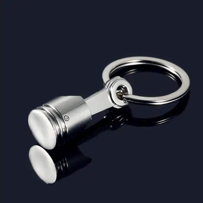 New Engine Car Accessories Silver Metal Piston Alloy Key chain Key ring Keyfob New Engine Car Accessories Silver Metal Piston Alloy Key chain Key ring Keyfob