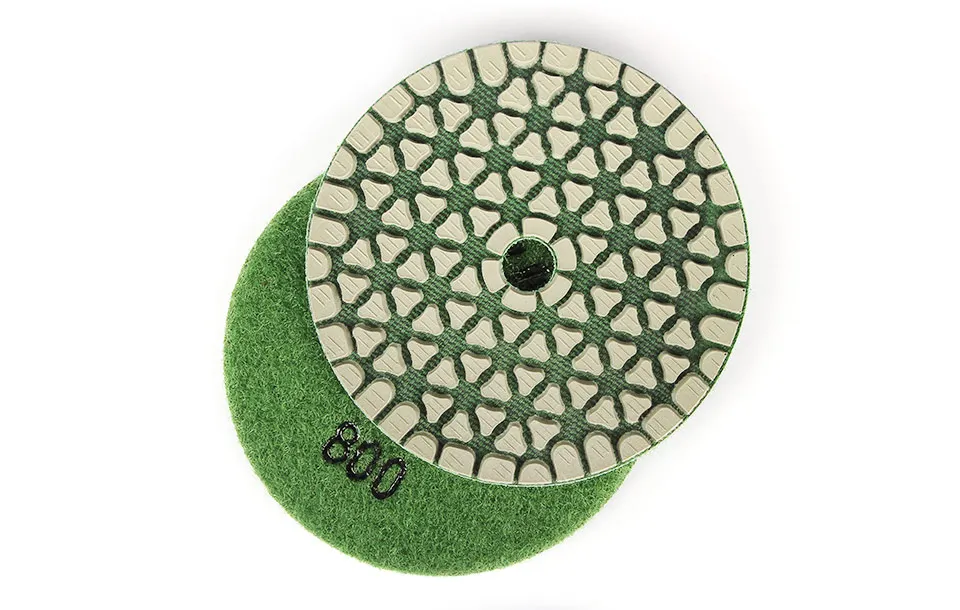 Z-lion 7 шт./компл. " Алмазный полировальный коврик сухой для гранита Мрамор Бетон абразивный диск треугольный дизайн частиц шлифовальное колесо