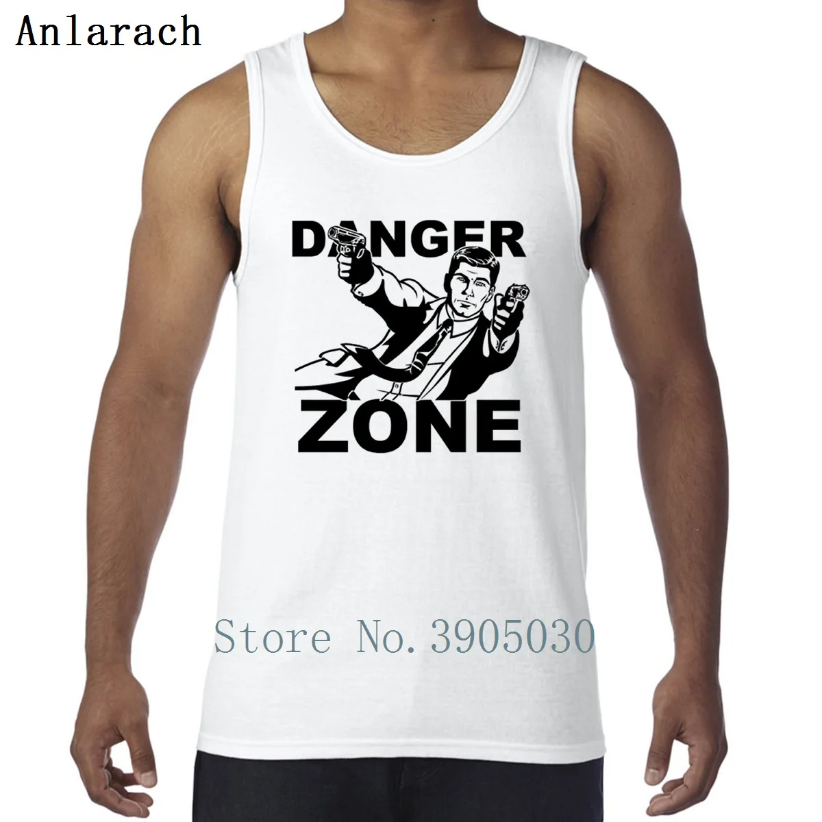 Archer Danger Zone жилеты сплошной цвет дизайн Awesome Basic майка для мужчин размера плюс тренд Весенняя Anlarach одежда