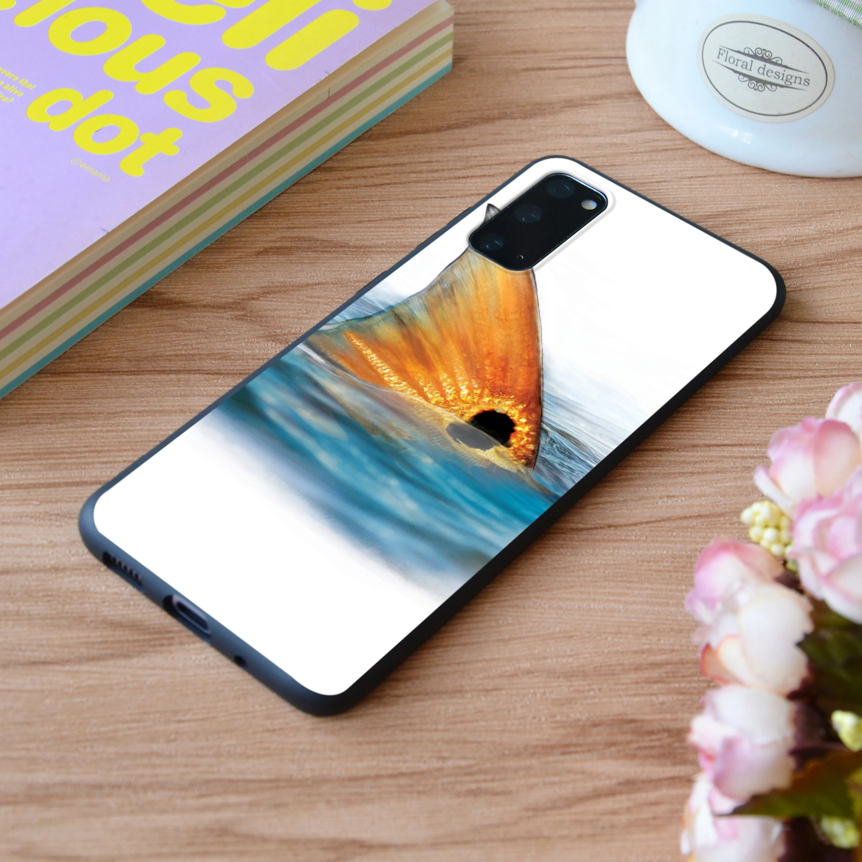 Мягкий силиконовый матовый чехол из ТПУ для Samsung Tailing Redfish с принтом Galaxy S Note M и A |