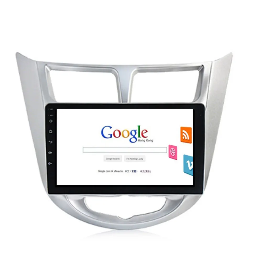 Pаспродажа 9 2 din Android 8,1 автомобильный dvd плеер для современного Solaris accent Verna 2011 2016 радио рекордер font b Gps b font wifi usb DAB + аудио