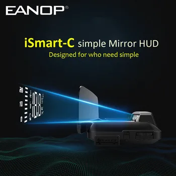 

EANOP iSmart-C New HUD Head-up display OBD2 Speedometer Projector Car Voltage Oil Consumption monitoring For Universal Cars