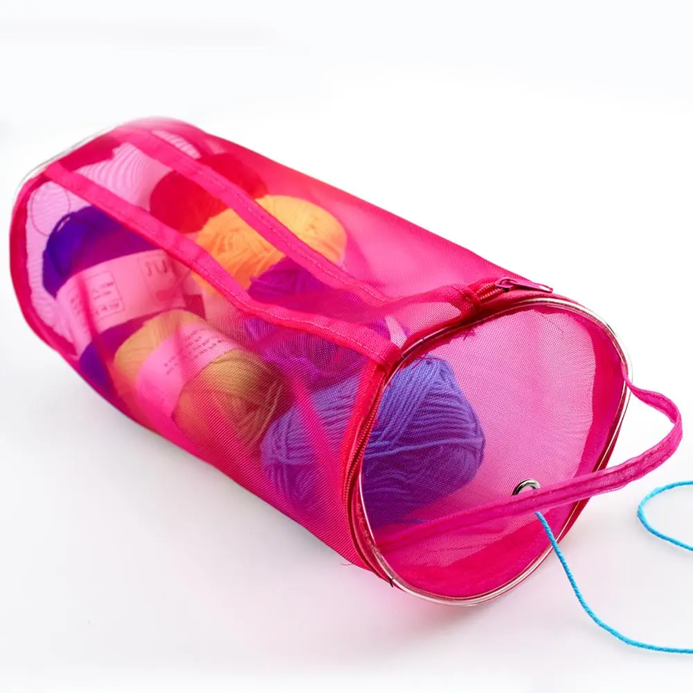 Шерстяная пряжа для хранения путешествий DIY вязальная Пряжа сумка сетка шерстяная пряжа чехол для хранения# EW