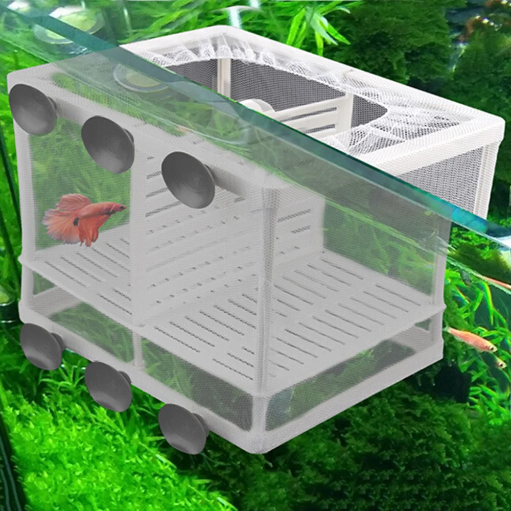 

Fish Breeding Mesh Box Fish Breeding Incubator Net Fish Hatchery Isolation Box Aquarium Fish Tank Breeding Accessories Product