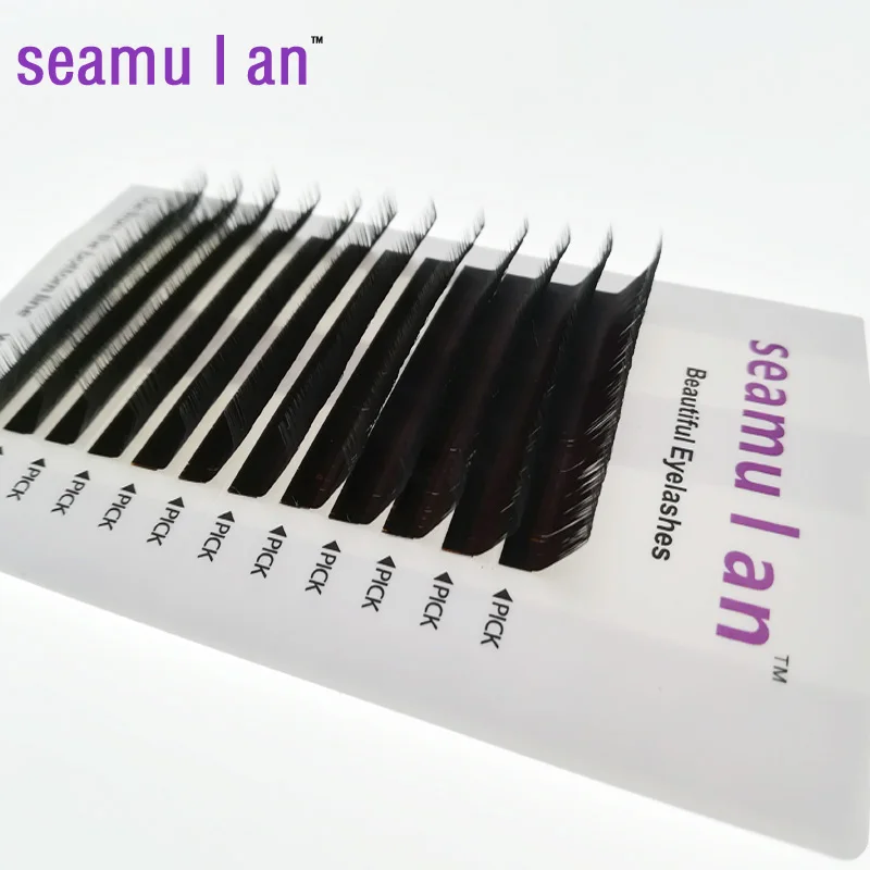10cases/lot LU-Curl mix premium natural synthetic mink individual eyelash extension makeup cilia professional false eyelashes 10cases/lot LU-Curl mix premium natural synthetic mink individual eyelash extension makeup cilia professional false eyelashes