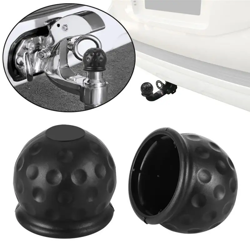 

High Quality 50mm Tow Bar Ball Cover Trailer Rubber Bar Balls Cover Multi-purpose Towball Protect Case Car Hitch Ball Cover