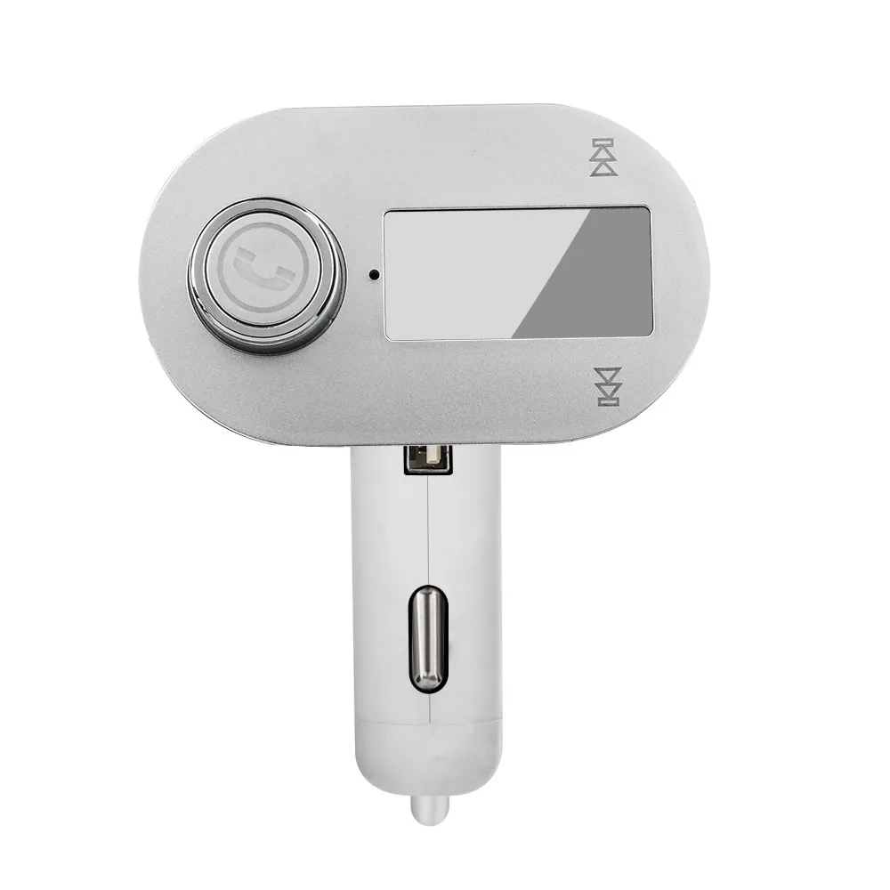 Silver Дистанционный usb HiFi музыкальный плеер MP3 воспроизводитель mp3 плеер Bluetooth беспроводной fm-передатчик MP3 плеер Handsfree автомобильный комплект USB TF SD - Цвет: Silver