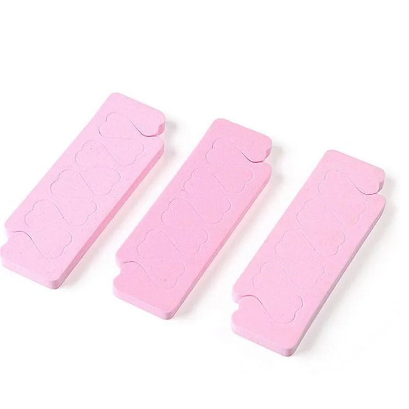 500pcs Pedicure Toe Separators Nail Art Finger Separators Soft Foam Toe Stretcher For & Finger Relaxing Holding 30