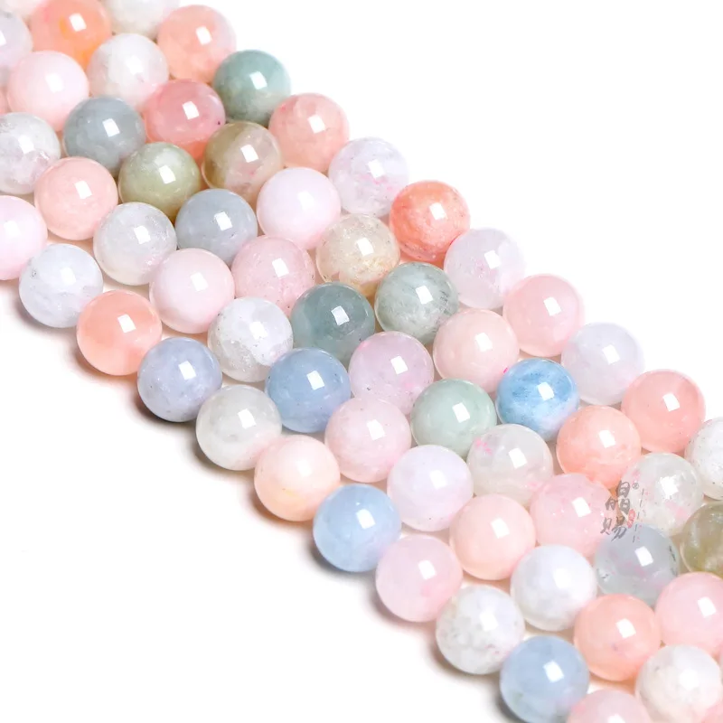 

Morgan Stone Beads Energy Crystal Gemsto Faceted Natural 4/6/8/10mm Matte High Quality Beads Accessories For Jewelry Making