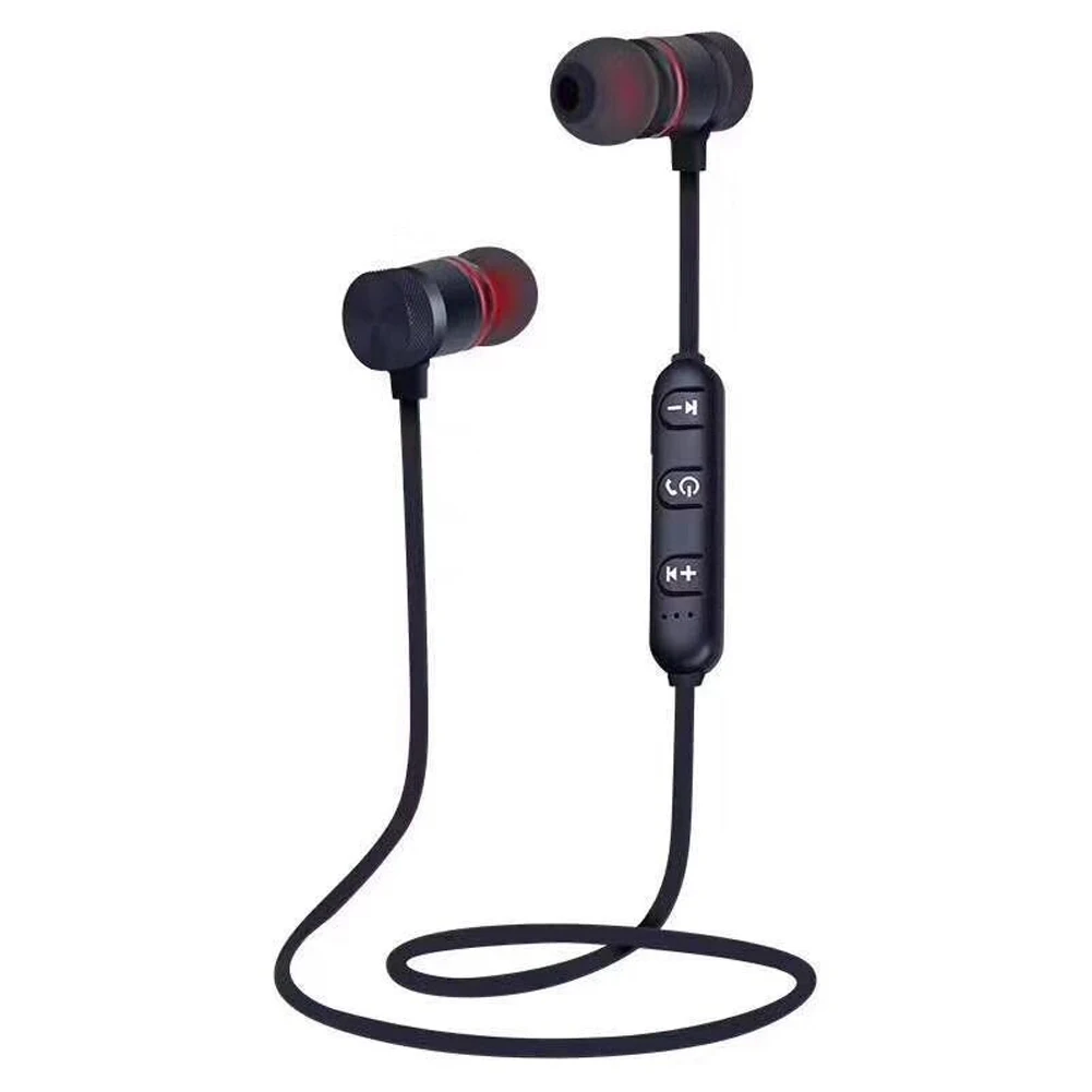 2019 Bluetooth спортивные наушники магнитные для бега гарнитура с микрофоном бас H