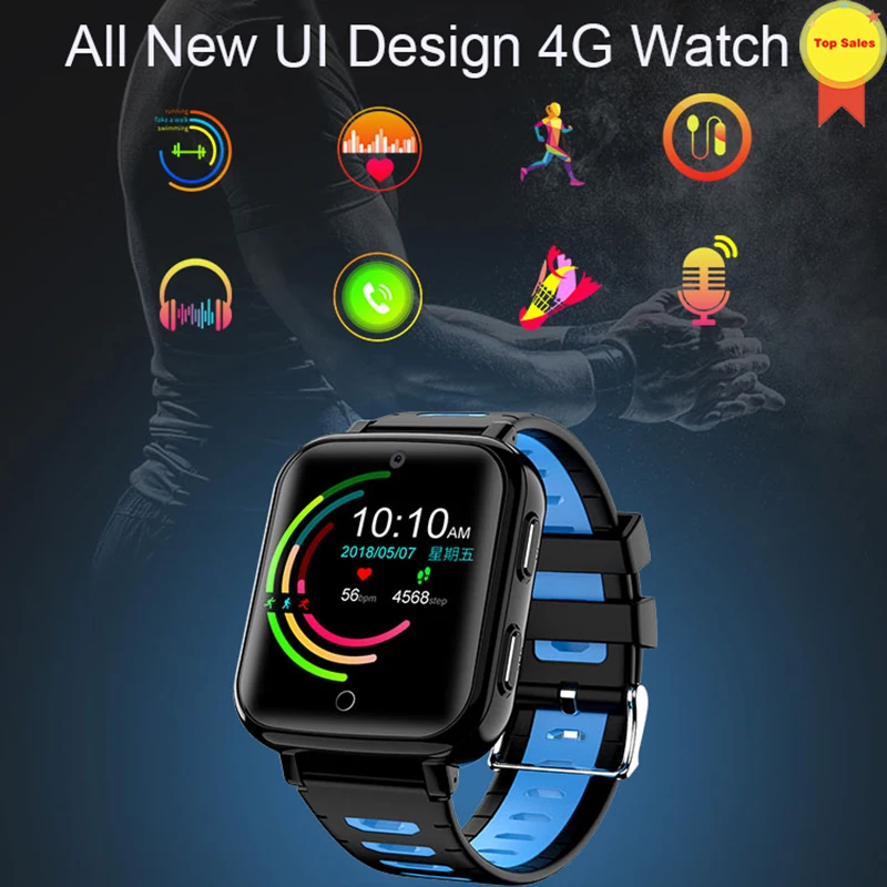 New fashion Kids Smart watch ip68 real waterproof swimming style 4G sim card GPS SOS WIFI Android Smart gps Watch boy girl baby