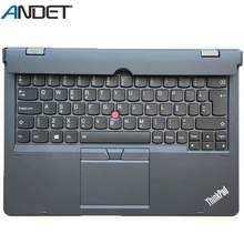 Для lenovo ThinkPad X1 Helix 2nd 2 20CG 20CH ультрабук Pro Клавиатура ЕС с подсветкой батарея Упор для рук база нижняя крышка