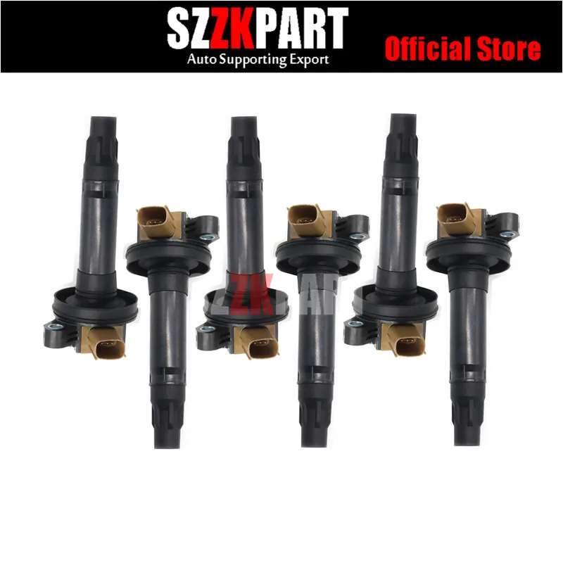 

6PCS Car Ignition coil Set For Ford Flex -With 3.5L Ecoboost 2013-2015 BL3E-12A375-CA Engine Parts