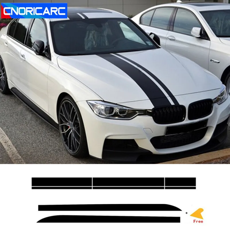 compatible with B M W 4 Series F32 F33 F36 2013-2017 11 BARS Bonnet Hood Radiator Grill Stripes Slat Covers Inserts Trim Clips M Power Sport Performance Tech Paket Colour Grilles Badge 