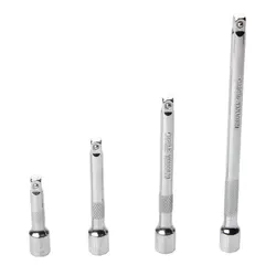 Clé à cliquet longue pour réparation automobile, 4 pièces/ensemble, Durable 1/4 6.3mm entretien des pièces, Extension de douille à dégagement rapide 