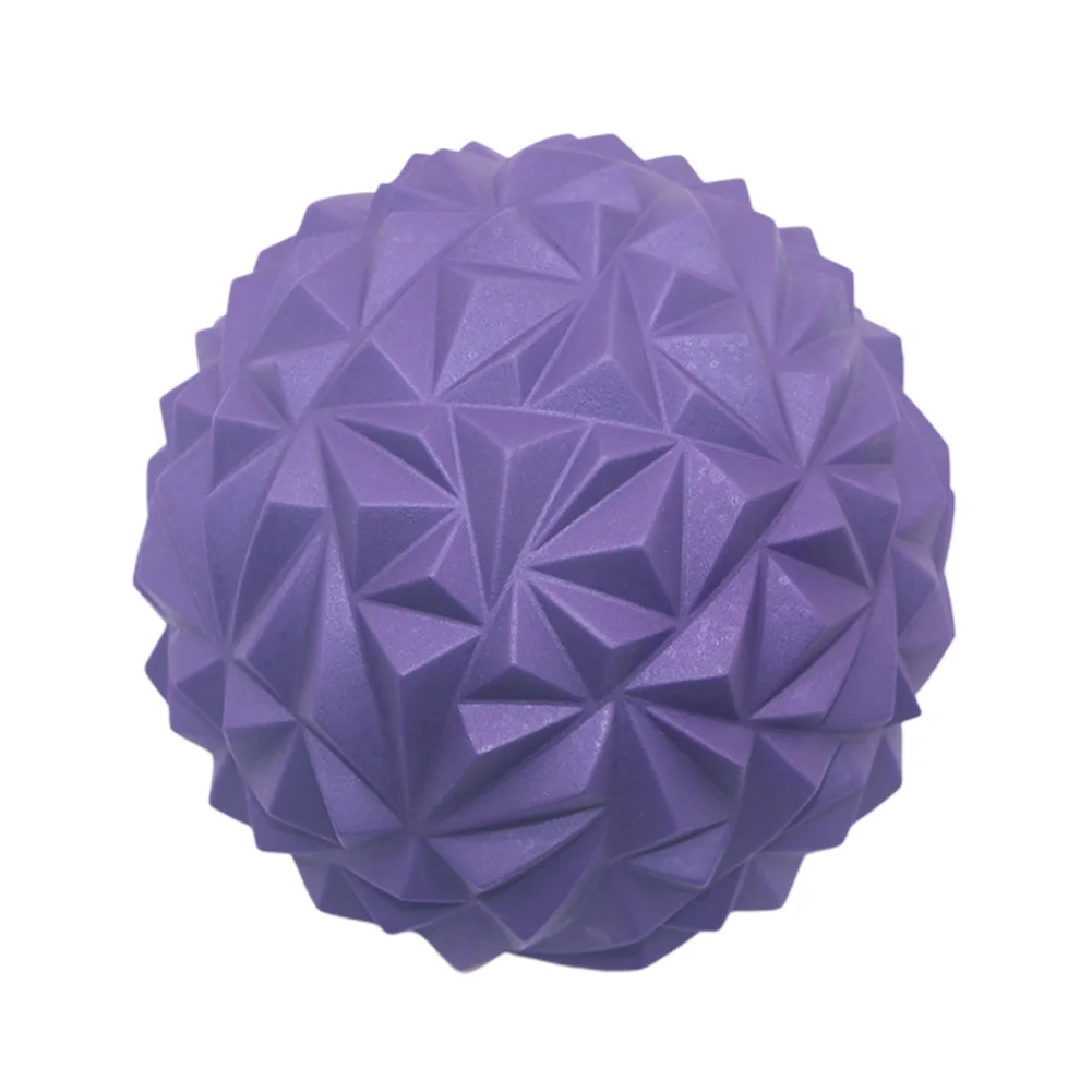 Остроконечный массаж ПВХ, для тренировок Фитнес стопы полушарии домашние игрушечные сенсорной интеграции игры баланс на открытом воздухе йога мяч ступенькой - Цвет: Фиолетовый