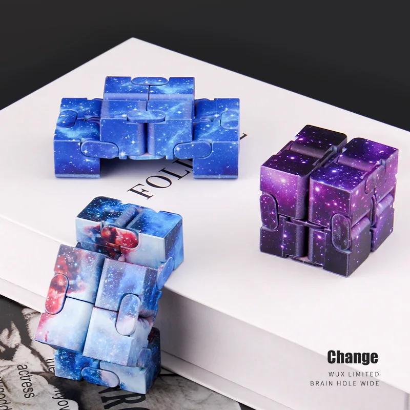 Magic Puzzle Cube Anti Stress Toys Fidget Toys Mini Fingertip Toy For Children