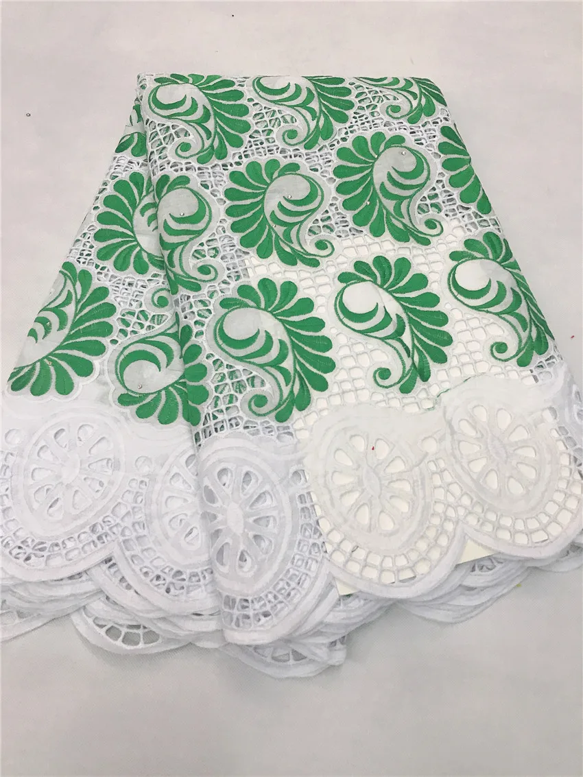 Новейшее швейцарское сухое кружево высокое качество кружева хлопок ткань из Дубая Африканское парчовое полотно 5 ярдов