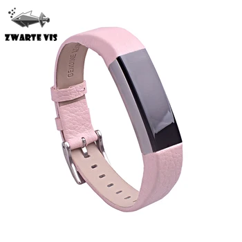 

For Fitbit Alta Watch Strap First Layer Leather Solid Smart Heart Rate Bracelet Replacement Watch Wristband Fashion Watch Strap