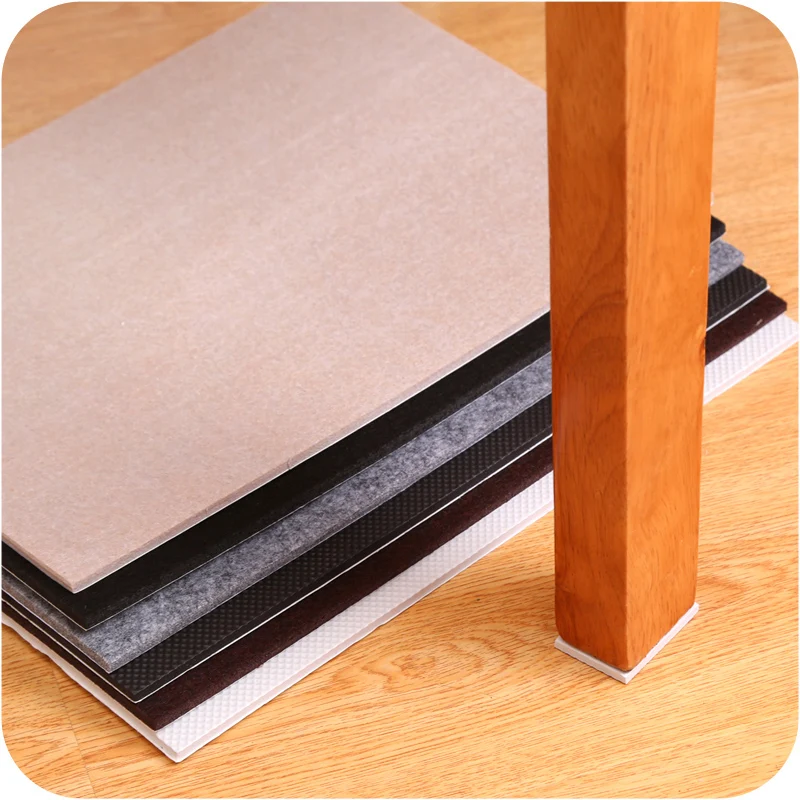 

30 x 21 cm thick 5mm sofa and chairs foot slip stickers pad DIY cut muffler slip protective floor mats Furniture Accessories
