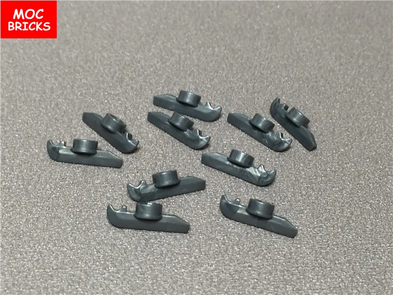 5 пар/лот кубики MOC DIY темно голубовато-серые Тапочки для катания на льду подходит
