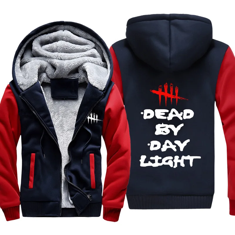 Игра косплей Dead By Daylight окружающая одежда утолщенные куртки бархатная толстовка на молнии мужское зимнее пальто
