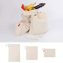 Многоразовая хлопковая Сетчатая Сумка для шопинга продуктовый мешок для хранения фруктов и овощей JUL29