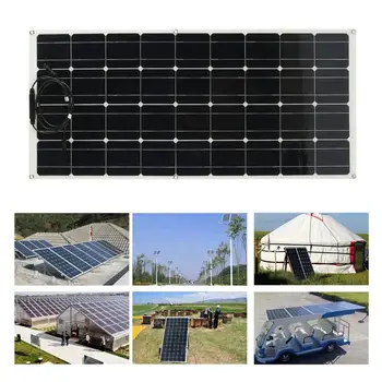 

Ultra Thin Outdoor Solar Charging Device Portable 160W Monocrystalline Solar Panel Flexible Camping Power Supply