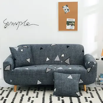 

gray Triangular sofa cover elastic for living room