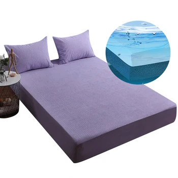 

Cotton Terry Waterproof Mattress Cover /Mattress Protector Cover for Bed Wetting and Bed Bug Breathable Bed Sheet With