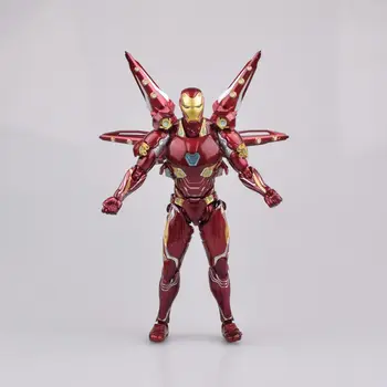 

16cm Marvel Avengers Endgame Iron Man MK50 Nano Weapon Set 2 PVC IronMan Action Figures toy figure