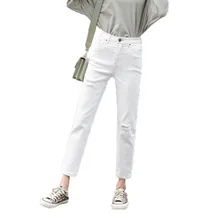 CTRLCITY Джинсы бойфренда шаровары женские брюки повседневные Большие размеры свободные винтажные джинсовые брюки с высокой талией женские джинсы