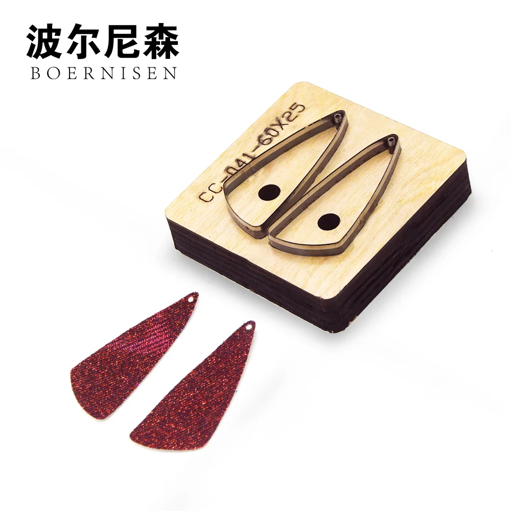 

2019 new Japanese steel knife DIY handmade leather decorative earrings cutting mold wood mold cutting
