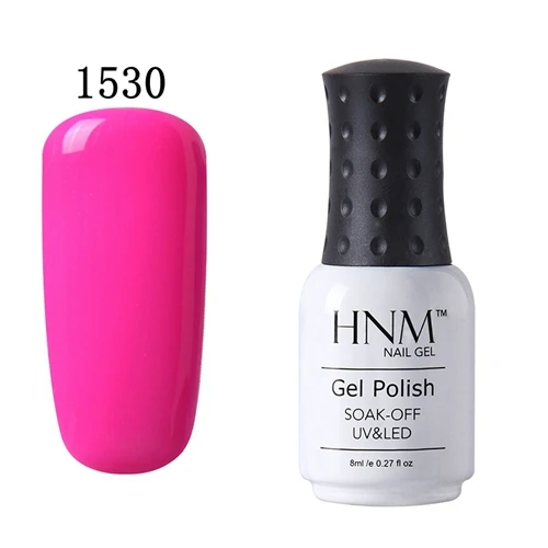 HNM 8 мл УФ-гель для ногтей светодиодный светильник Гель-лак 58 цветов Гель-лак чистые цвета Полупостоянный Гель-лак для ногтей основа Топ - Цвет: 1530