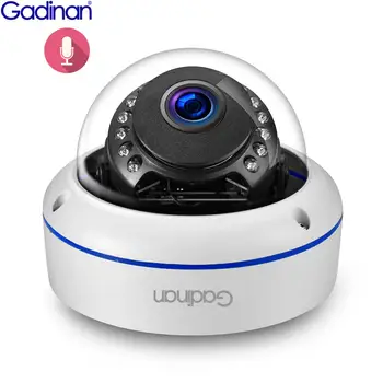 Gadinan-5MP 4MP 8MP IP 카메라 오디오 마이크 모션 감지 IR 야간 투시경 실외 돔 POE 비디오 감시 CCTV 카메라, 시큐리티 보호 아이피 사진 촬영 정확한 확대 정밀