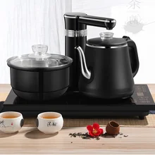 Электрические чайники бытовой набор чайников 1,0Л емкость из нержавеющей стали функция автоматического отключения, черный